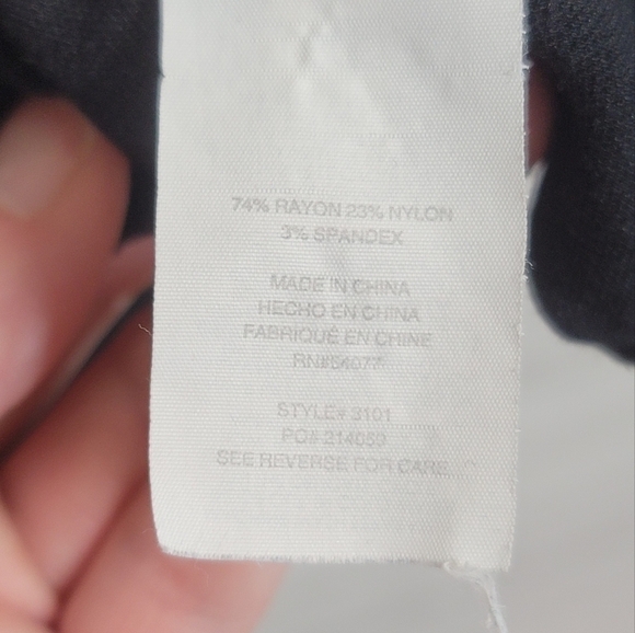 CAbi CLAIRE BLACK MIDI DRESS, SZ 6 - Picture 12 of 14